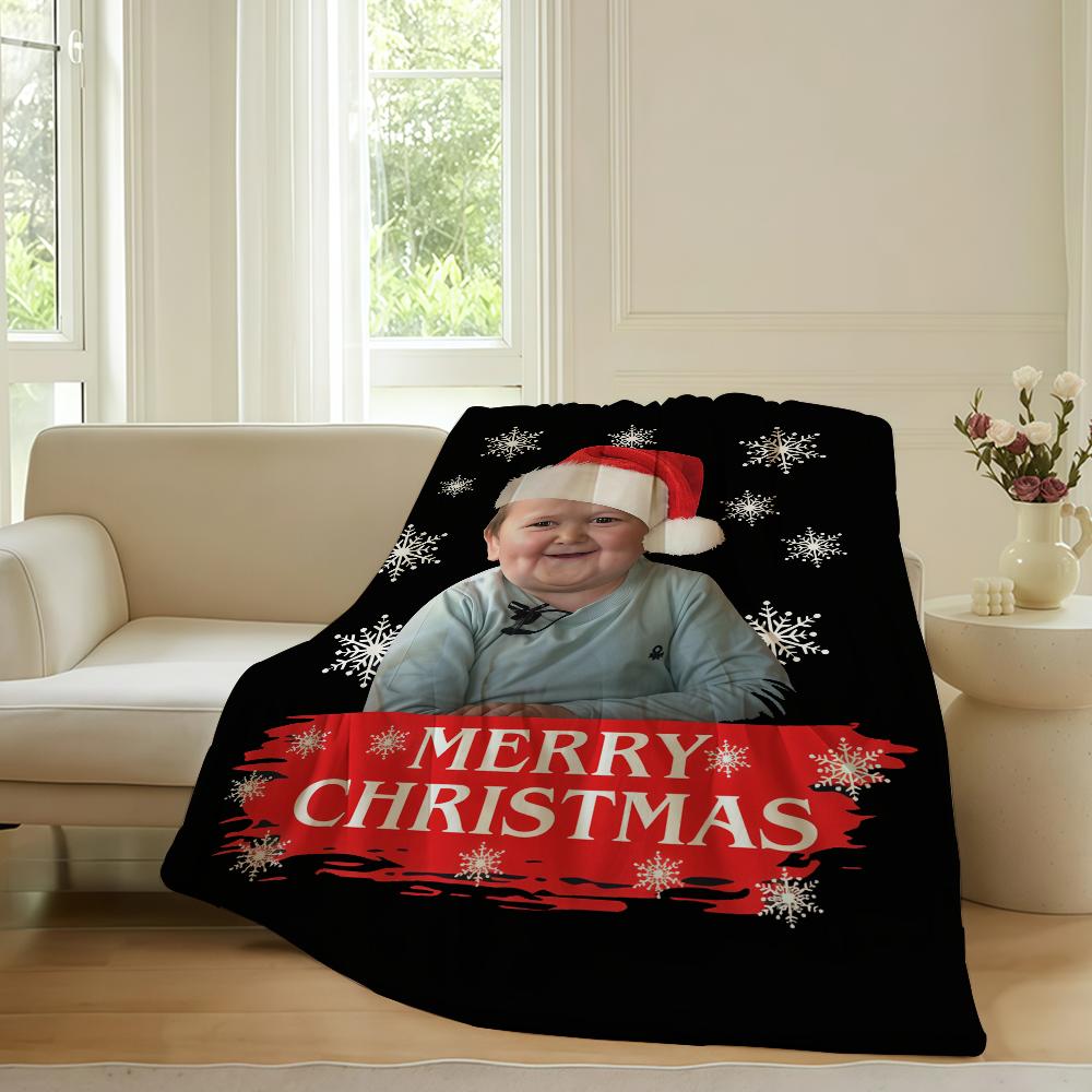 Russian Celebrities Hasbulla Blanket For Sofa Office Bed Plane Travel Sleep Read Relax Camping Soft And Warm