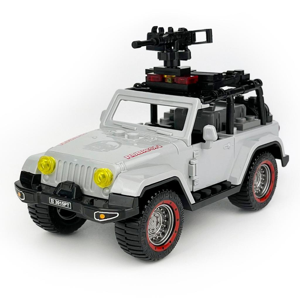 Military SWAT Team Motorcycle Building Bricks Set, DIY Model Kit for Children, Compatible Construction Blocks for War Games