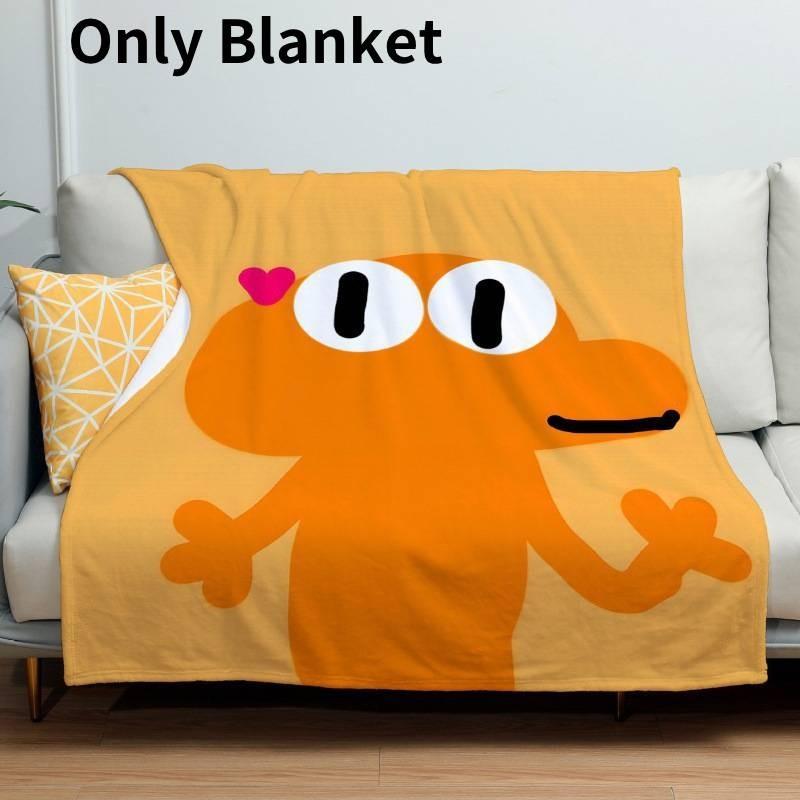 

Roblox Rainbow Friends Flannel Blanket Office Sofa Bed Warm Soft Blankets Winter Yellow,75*100cm/29.53*39.37in