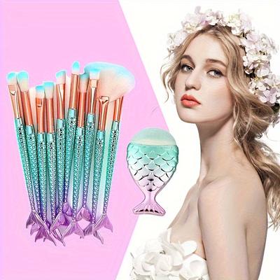 Daily Rainbow Fish Eye Shadow Brush Detail Brush Makeup Brush Small Mini Sponge Pony Hair X843 Brush