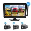7" Solar-Powered Wireless HD Car & Truck Reversing Camera