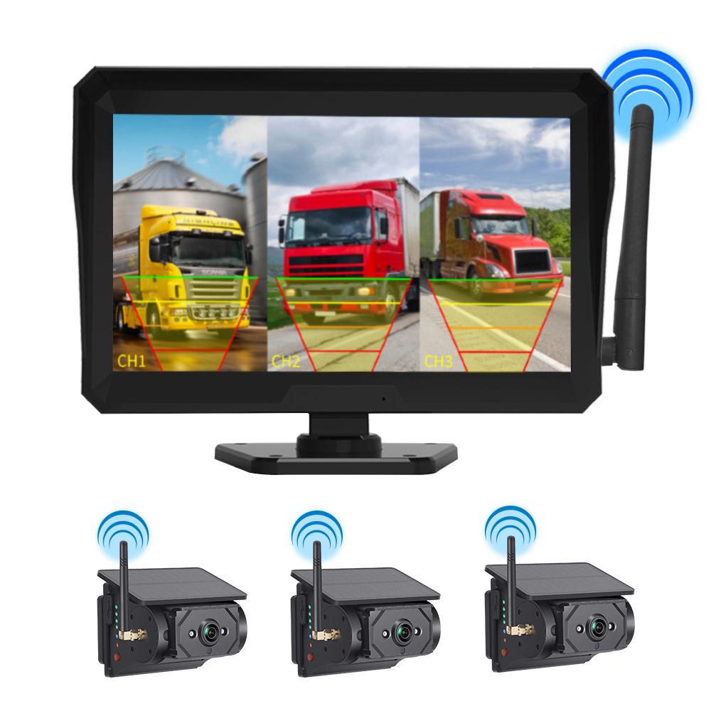 7" Solar-Powered Wireless HD Car & Truck Reversing Camera