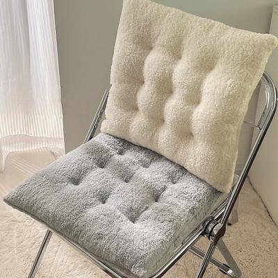 Zesílený design sedáku Plyšová látka Protiskluzové dno Polštář na židli Domácí Auto Jídelní židle