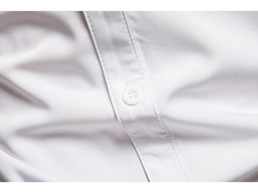 European Hollow-Out Asymmetrical Embroidered Men's Long Sleeve Western Shirt