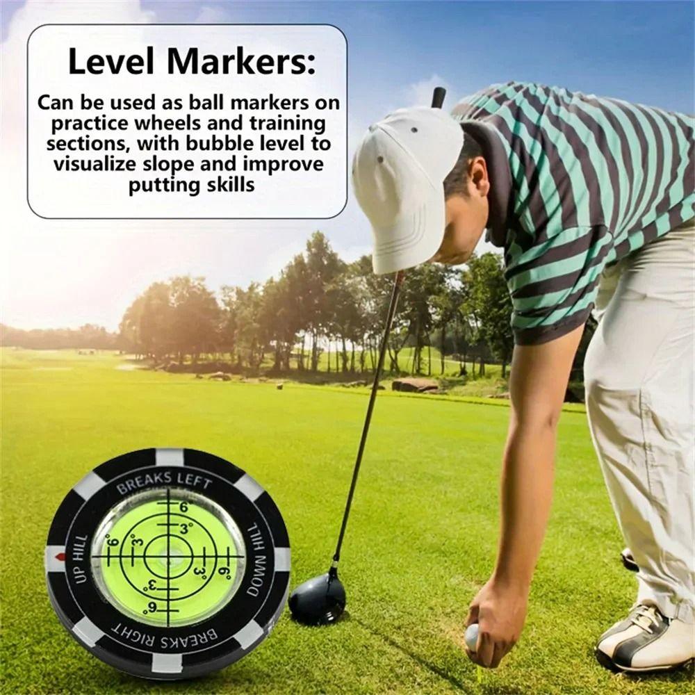 Clear&Transparent Golf Slope Meter Ball Marker Golf Spirit Level  Gardening Architecture