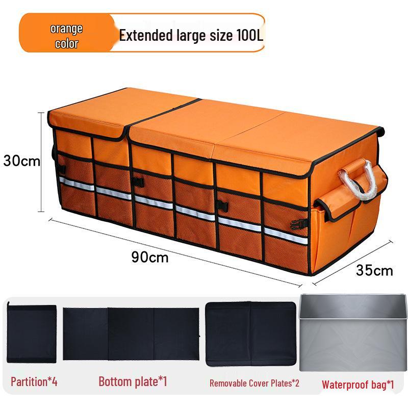 Foldable Car Trunk Organizer Box for Outdoor Use