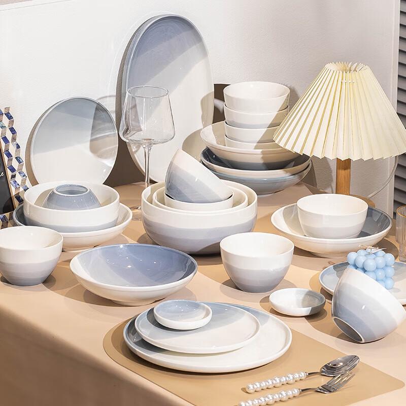 Moode Lanka Nancy Norway 18-Piece Ceramic Dinnerware Set
