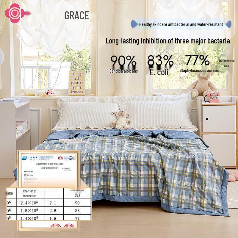 Grace 100% Cotton Antibacterial All-Season Quilt