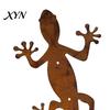 Wooden Door Iron Decor 2Pcs Metal Gecko Frog Wall Art, Rustic Lizard for Outdoor Garden, Anti-rust Patio & Yard, Distressed Finish Animal Hanging