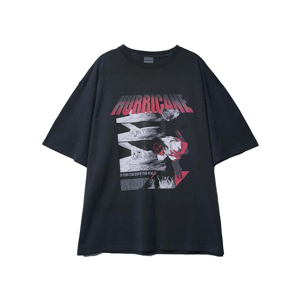 Non Floor Earth Hurricane T-Shirt Dark Green Dark Green/L