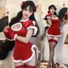 Domila Sexy Lingerie Sexy Cheongsam Christmas Uniform Seduction Qqny Passion Clothes Hanfu Suit Women