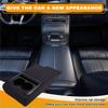 A58X-Car Armrest Box Pad,Anti-Fatigue Elbow Support Pad Universal Central Armrest Pad With Rear Seat Cup Holder Storage