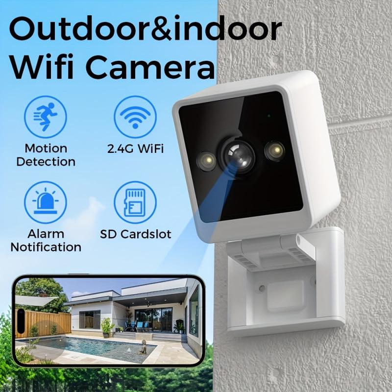 

2025 HD Night Vision Surveillance Camera with Two-Way Audio