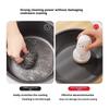 Cute Cat Kitchen Bru Sponge Dishcloth Pot Brush Wood Pulp Cotton Magic Cleaner Brush Special Tool For Kitchen Burning