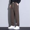 Herren Elastische Gerade Geschnittene Fleecegefütterte Freizeithose - Trendy & Vielseitig