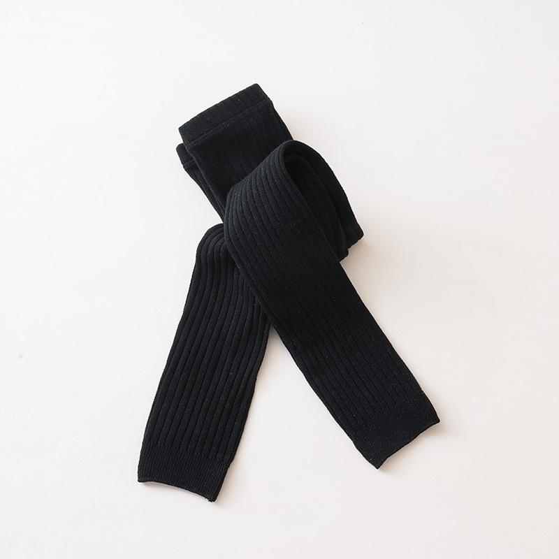 

Spring Autumn Leggings Baby Boys Girls Pants Newborn Girl Leggings Tights Cotton Stretch Kids Children Knitting Trousers XL чёрный