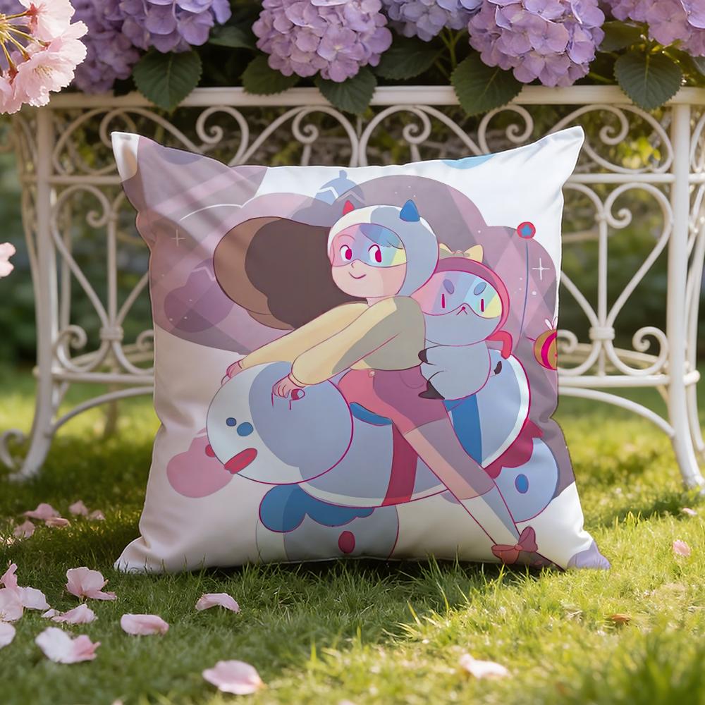 B-Bee And P-Puppycat Cushion Cover Home & Car Dual-Scene Pillow Cover: Reversible for Premium Comfort