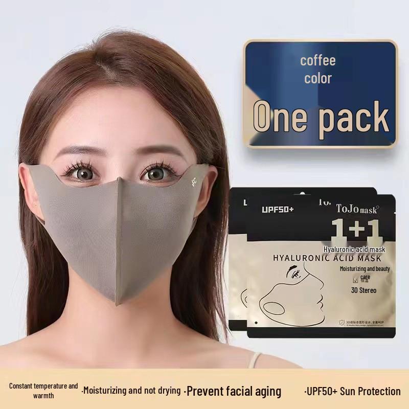Ice Silk Anti-UV Facekini: Breathable Summer Cycling Sun Protective Mask