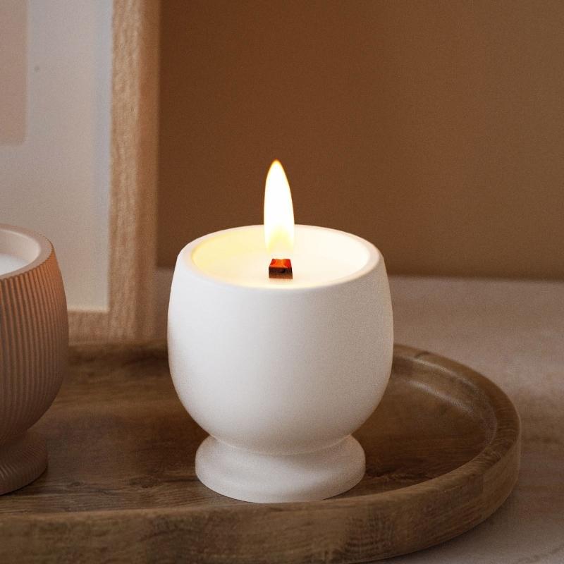 Multipurpose Sturdy Silicone Goblet Candle Holder Mould Set Portable for Resin Plaster Craft Supplies Assorted Sizes