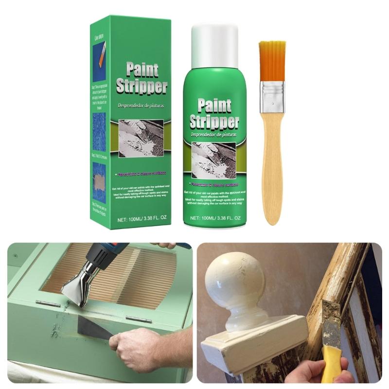 Efficient Paint Thinners 12x4cm Easy To Apply for Peels Down Most Type of Paint and Varnish Automotive Paint Stripper