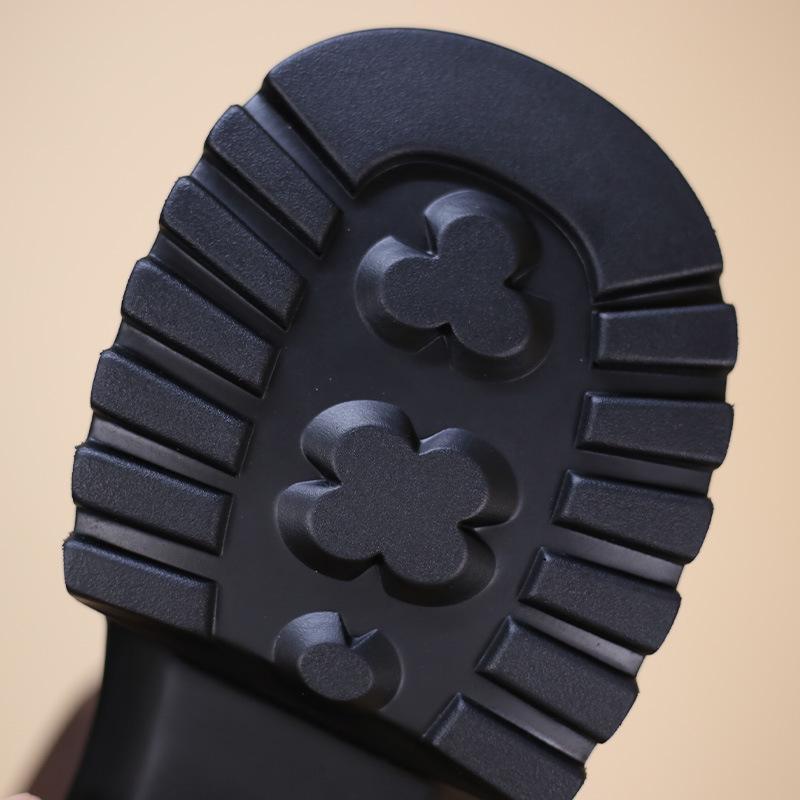 2025 New Women's Retro European-Style Over-the-Knee Boots with Thick Soles and Buckles