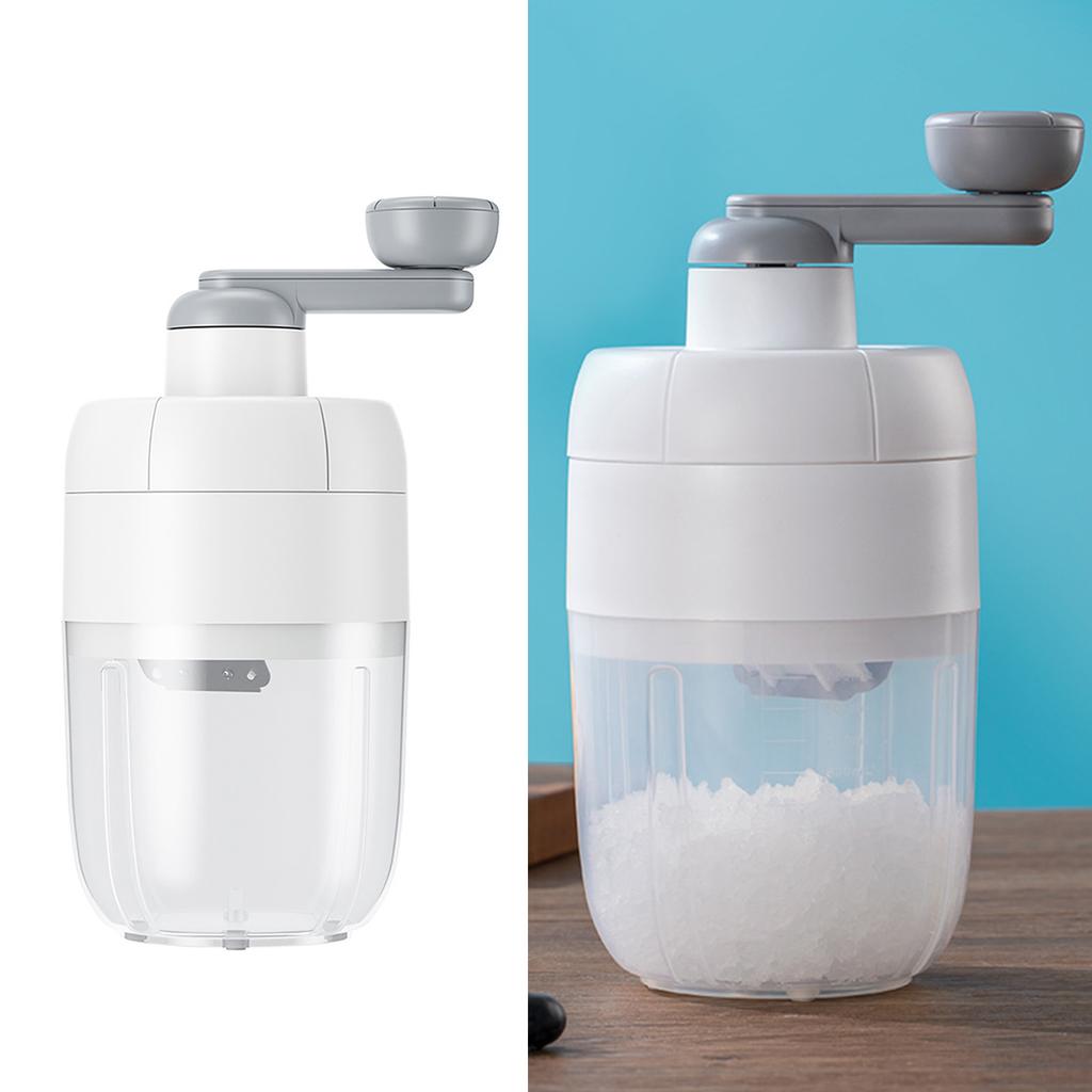 Manual Shaved Ice Snow Cone Maker Thickened Stainless Steel Blade Hand Ice Shaving Machine