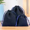 100 Pcs/Lot Velvet Drawstring Wedding Bags Gift Fabric Package Various Colors Samll Size Jewelry Pouches For Christmas Party