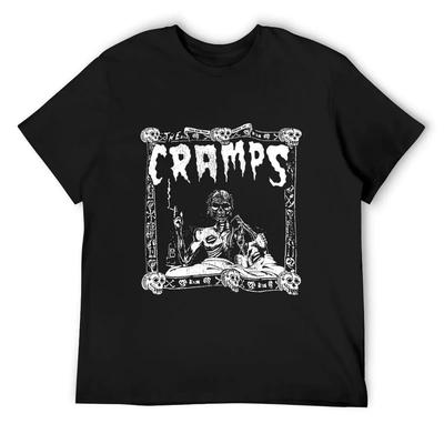 The Cramps Basic T-Shirt übergroß erhaben Oberteile Herrenbekleidung
