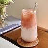 Stylish Vertical Stripe Glass Beverage Cup