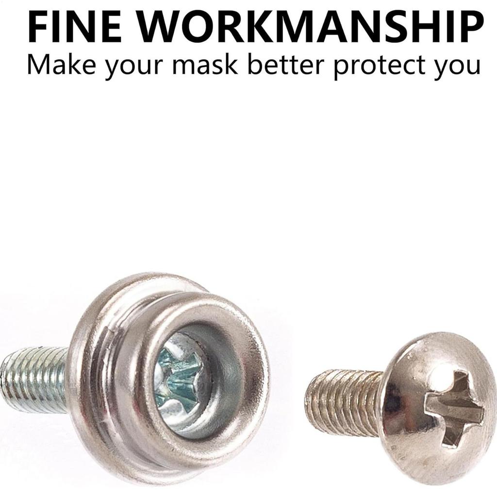 Football Hat Repair Kit 24 Pieces Multifunctional Stainless Steel Parts Hockey Hat Replacement Parts for Sports Baseball Repair