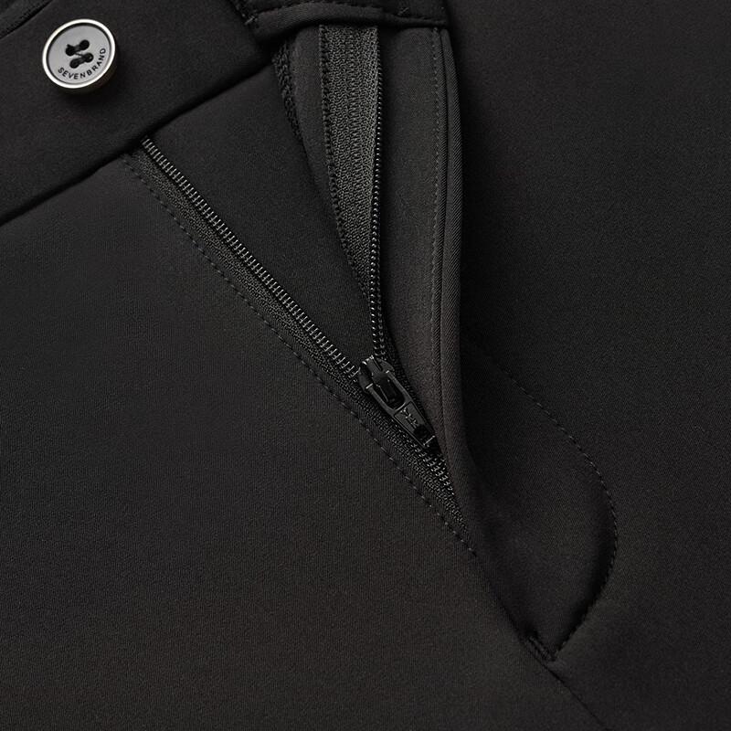 Septwolves 'Hot Lava' Men's Antibacterial Slim Straight Casual Trousers