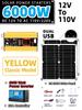 6000W Solar System Inverter 30A Controller 2*200W Solar Panel solar panel 220v full set for house Camping For Car RV