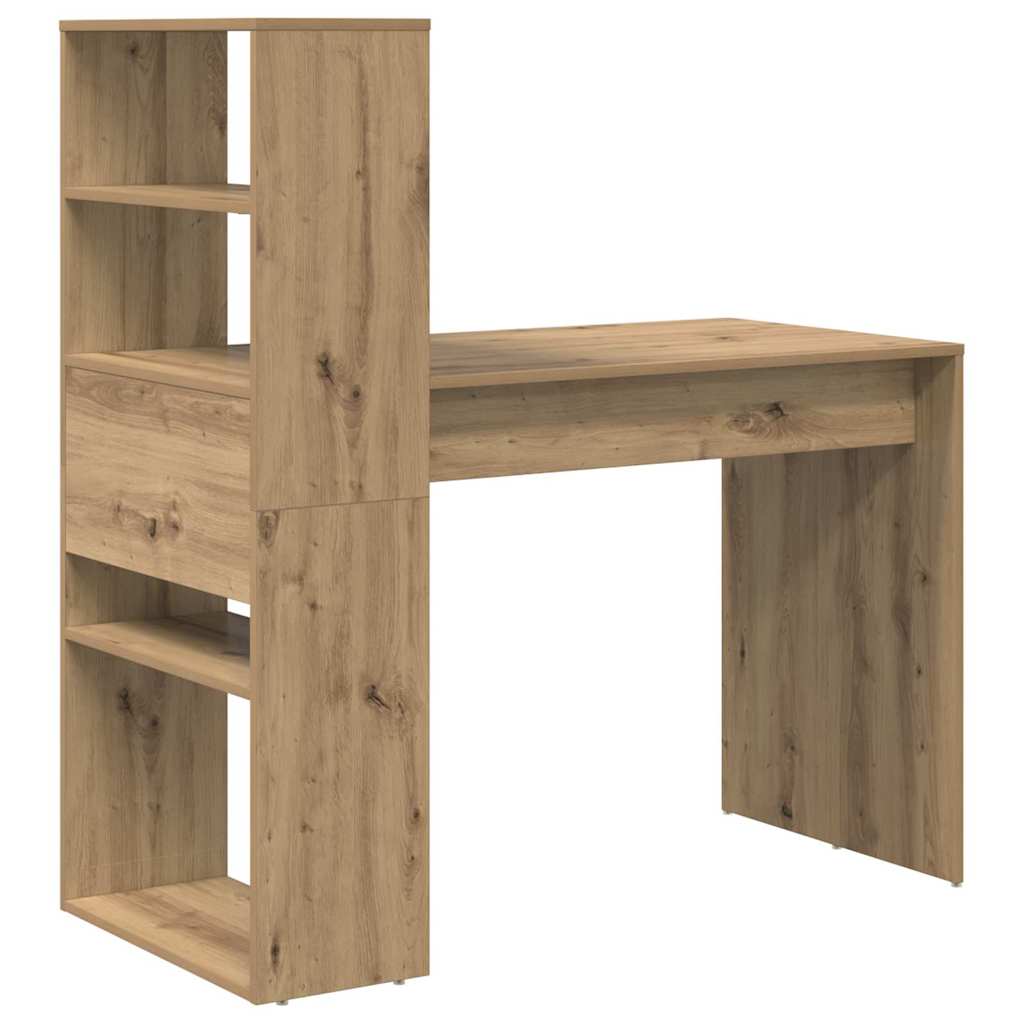 Artisan Oak Desk 113 x 54 x 120 cm Particleboard