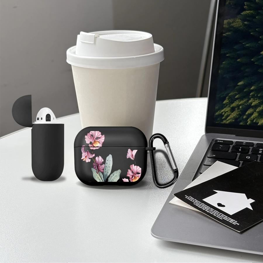 Case For Airpods 4 2 3 Pro3 Pro2 1 Pro Earphone Cases Cover Flowers Silicone