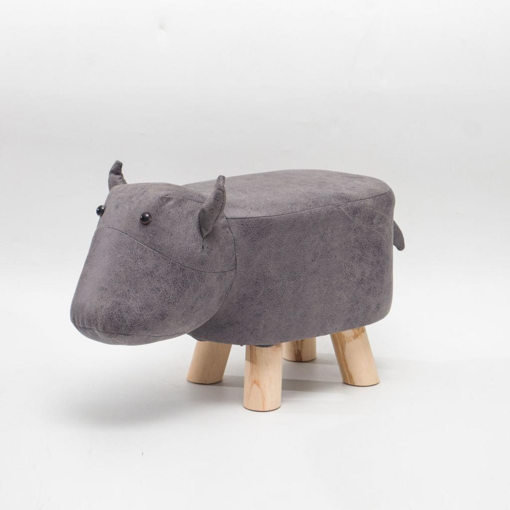 Creative Stool Children Nordic Style Porch Cartoon Shoe Changing Small Stool Living Room Wooden Animal Low Stool
