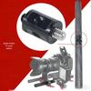 Double-Headed 1/4" Screw Camera Rod Connector with High Load Capacity