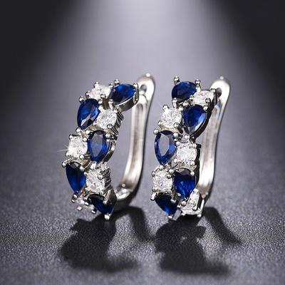 Water Drop Ear Buckle Girl, High Luxury Exquisite Jewelry, Evening Dress Lady Temperament Accessories