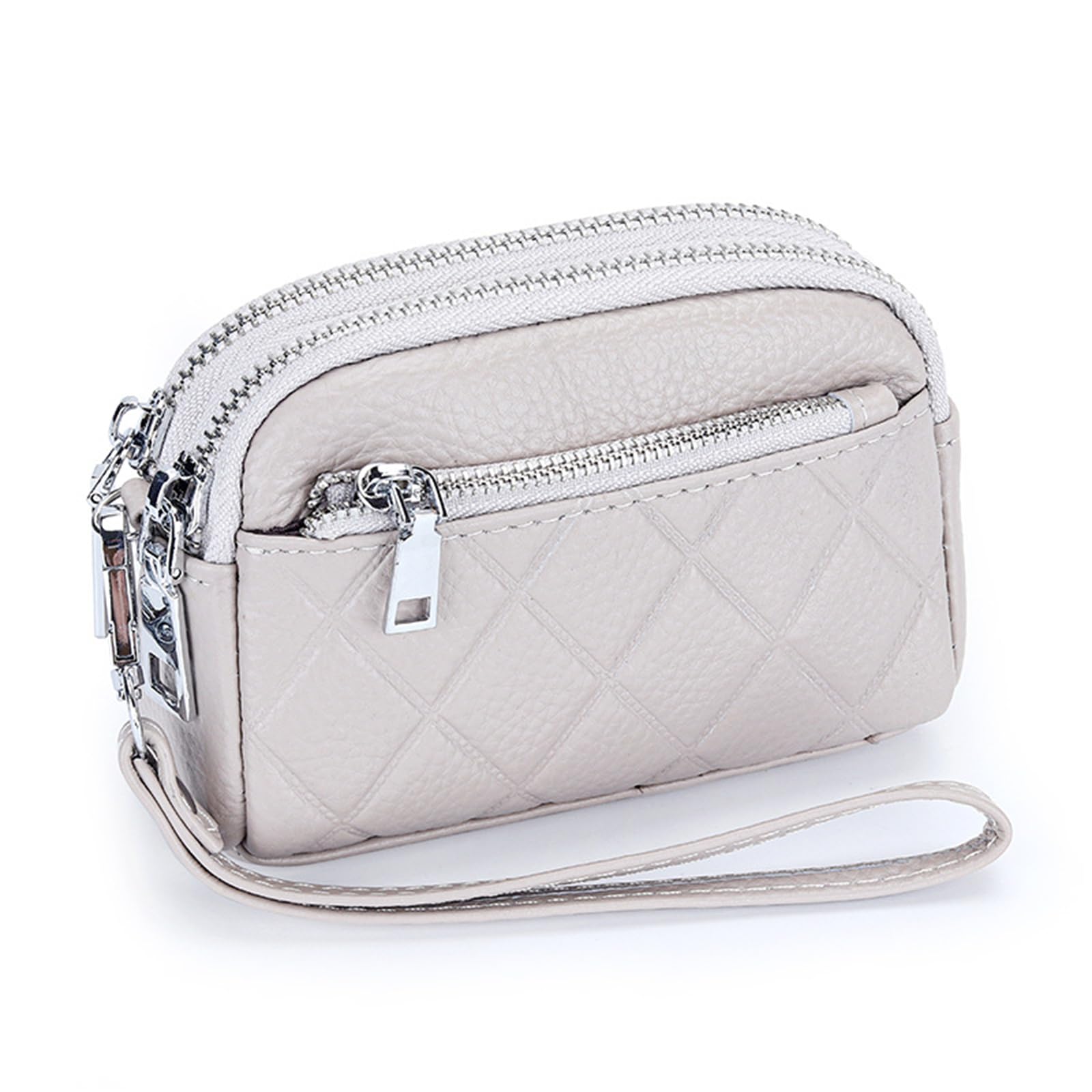 

YONGO Coin Case, PU Leather Clutch Bag for Women, Large Capacity Wallet, Pouch, Compact Coin Purse, Mini Wallet, Small Item Storage, Card Slots,