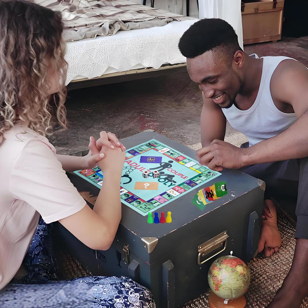 Brettspiele Erwachsenen Paar Spielabend Monopoly Spiele Beziehungs-Kartenspiel Schlafzimmerspiele Trinkparty Spielesammlung für Ehemann
