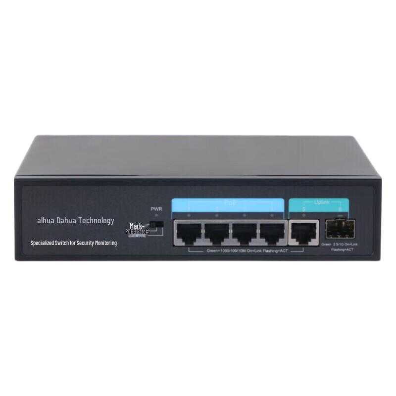 Dahua 5-Port Gigabit 4-PoE+ Network Switch CN Plug (adapter Included)