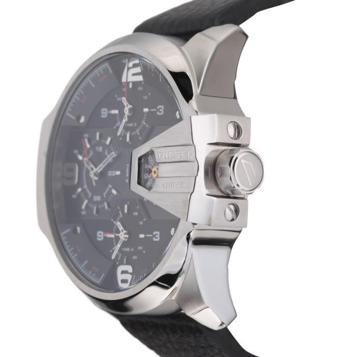 DIESEL Montre bracelet Homme DZ7376 - Chronograhe - Quartz - Analogique - Noir