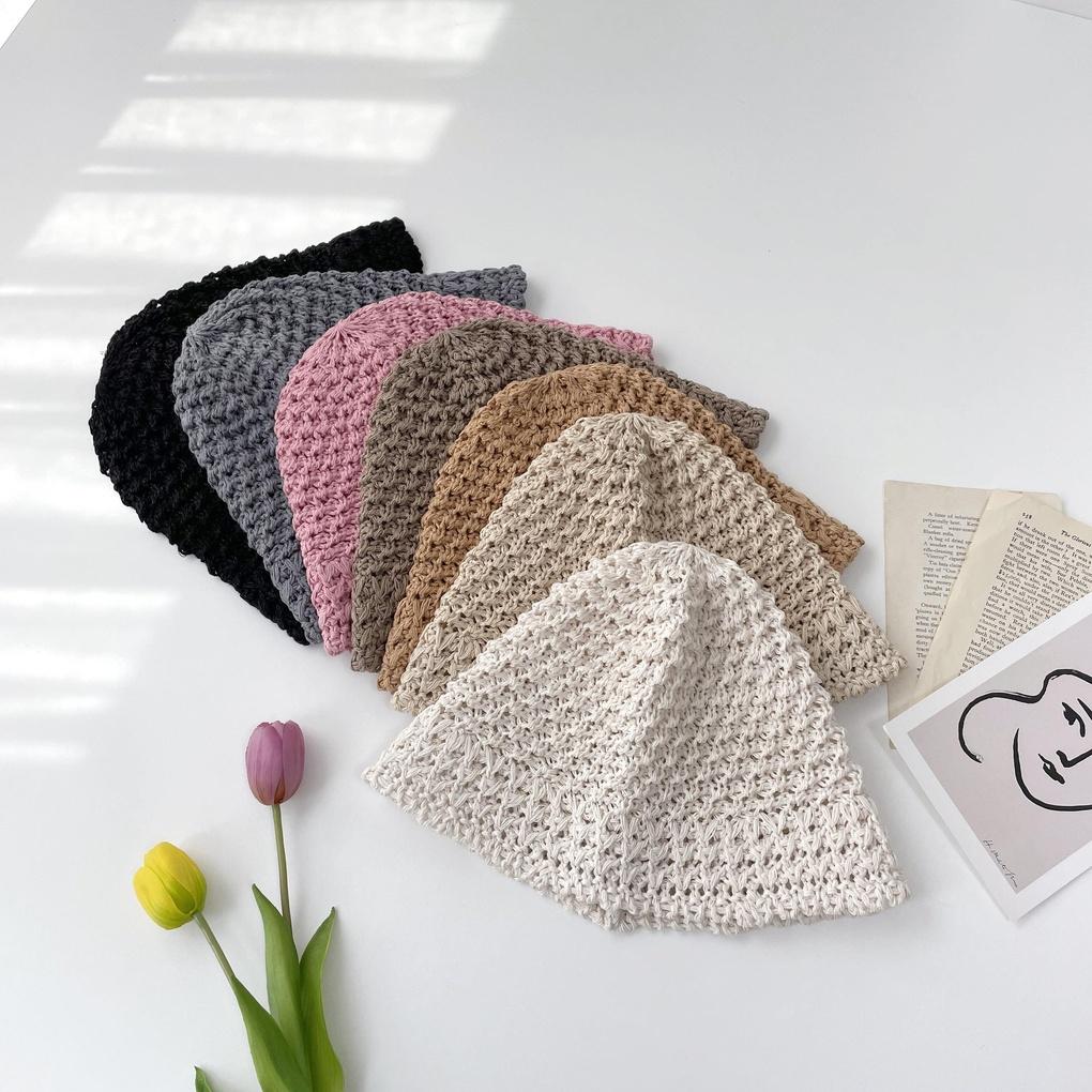 Damen- und Herren-Strick-Bucket-Hut für jeden Tag