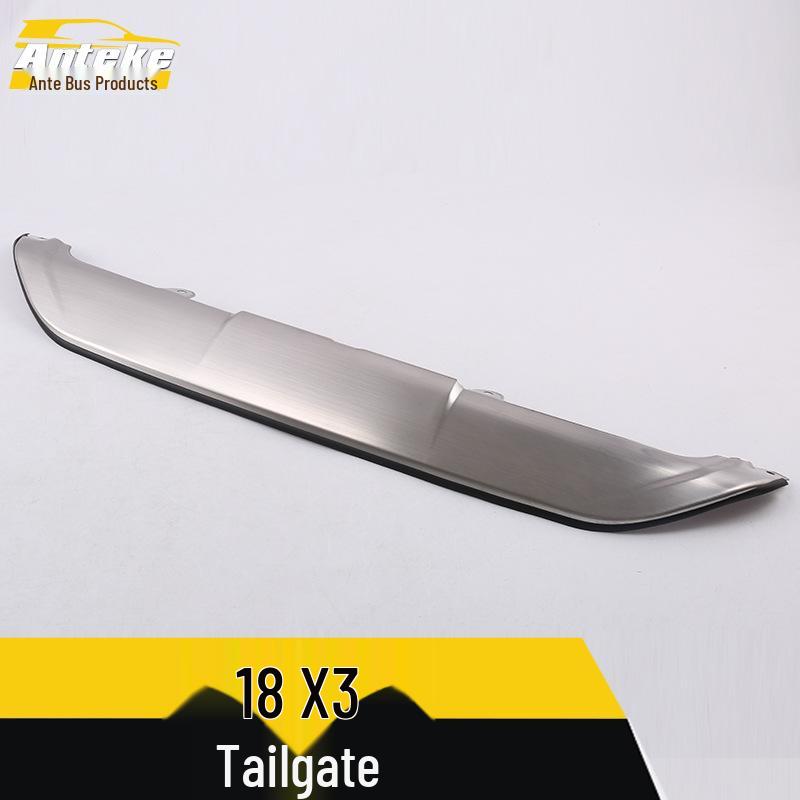 18 X3 Rear Bumper Decorative Guard Plate for Trunk Tailgate