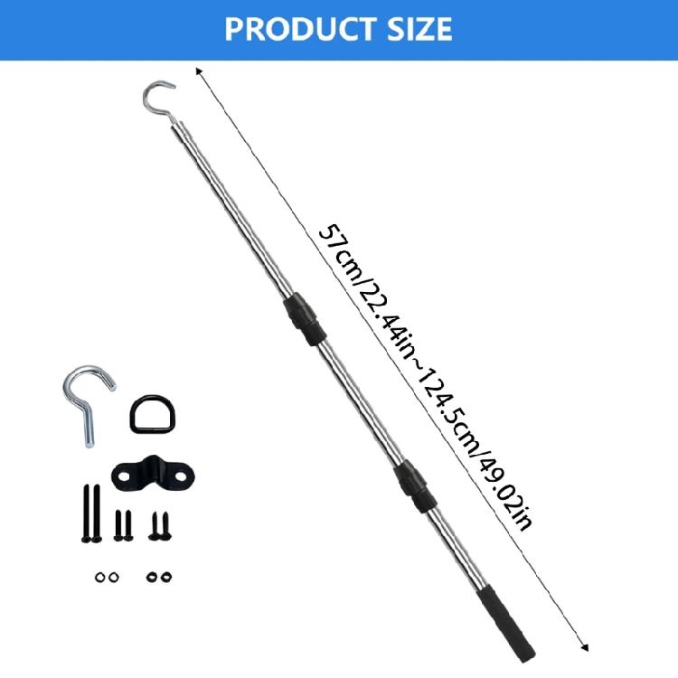 Multipurpose Garage Attic Ladder Pulley Replacement System Rusts Proof Steel Construction Compact Space Saving