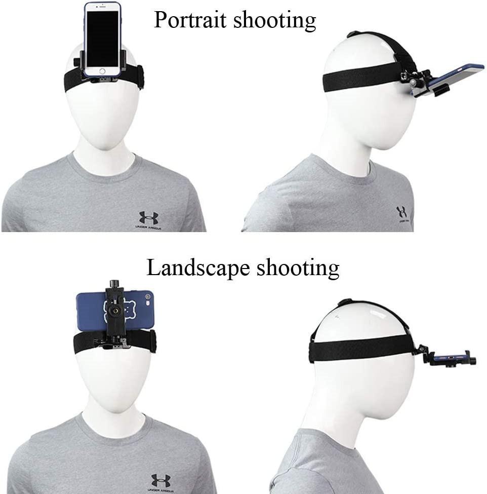 HeadMounted Phone Holder,FirstPerson View Video Live Shooting Bracket