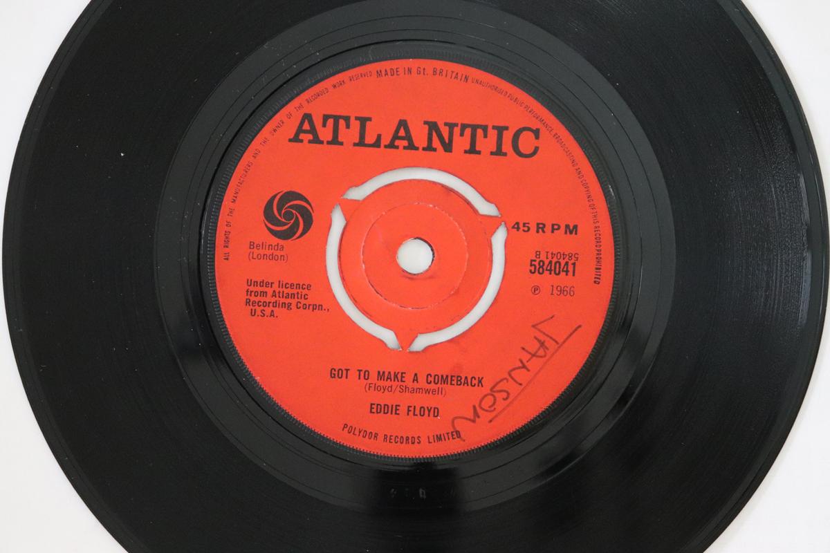 

7-дюймовая пластинка EDDIE FLOYD - Knock On Wood / Got To Make A Comeb 584041 Atlantic 1966 UK Соул/Фанк Б/У