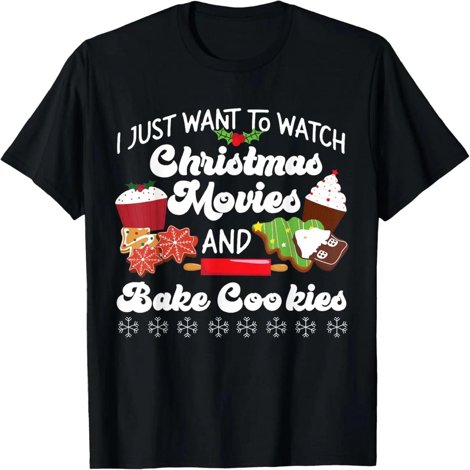 

Bake Baking Christmas Movie Cookie Gingerbread Man Cupcake I T-Shirt XXXXXL різнокольоровий