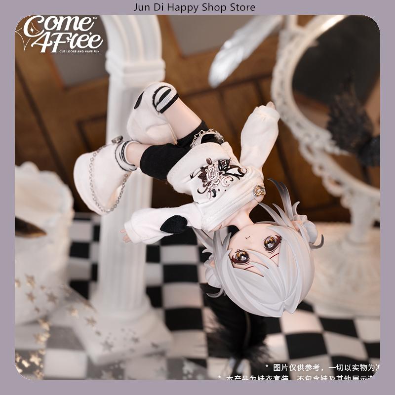 COME4FREE 1/12 BJD Doll Clothes Daily Series Two Mirrors Aries Style Outfit Set for OB11 Doll Clothes