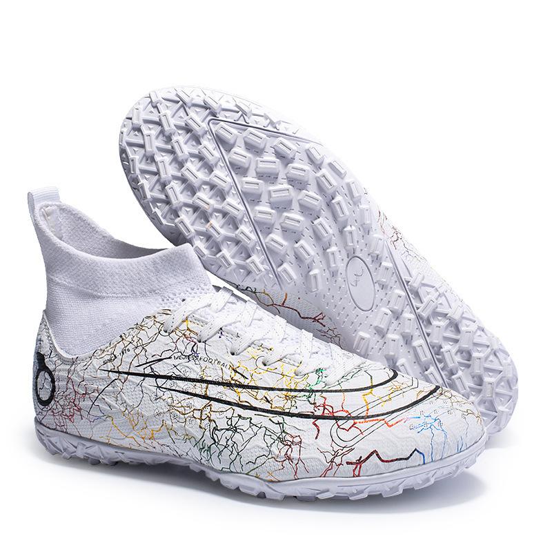 Foot nails grass shoes World Cup spot Messi training shoes men's high-top spikes children's broken adult men and women