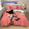 3pcs Pink Woody Toy Story Printed Quilt Set Soft and Comfortable Quilt Cover for Bedroom, Guest Room Bedding Set D056